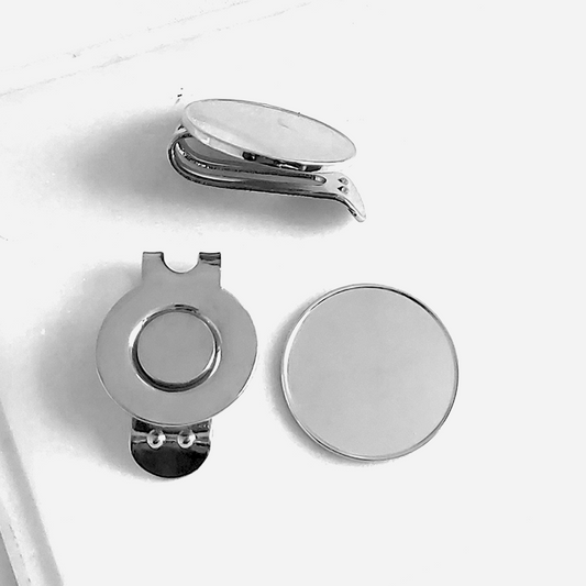 Personalized golf marker engraved with names, dates, handwriting or images.