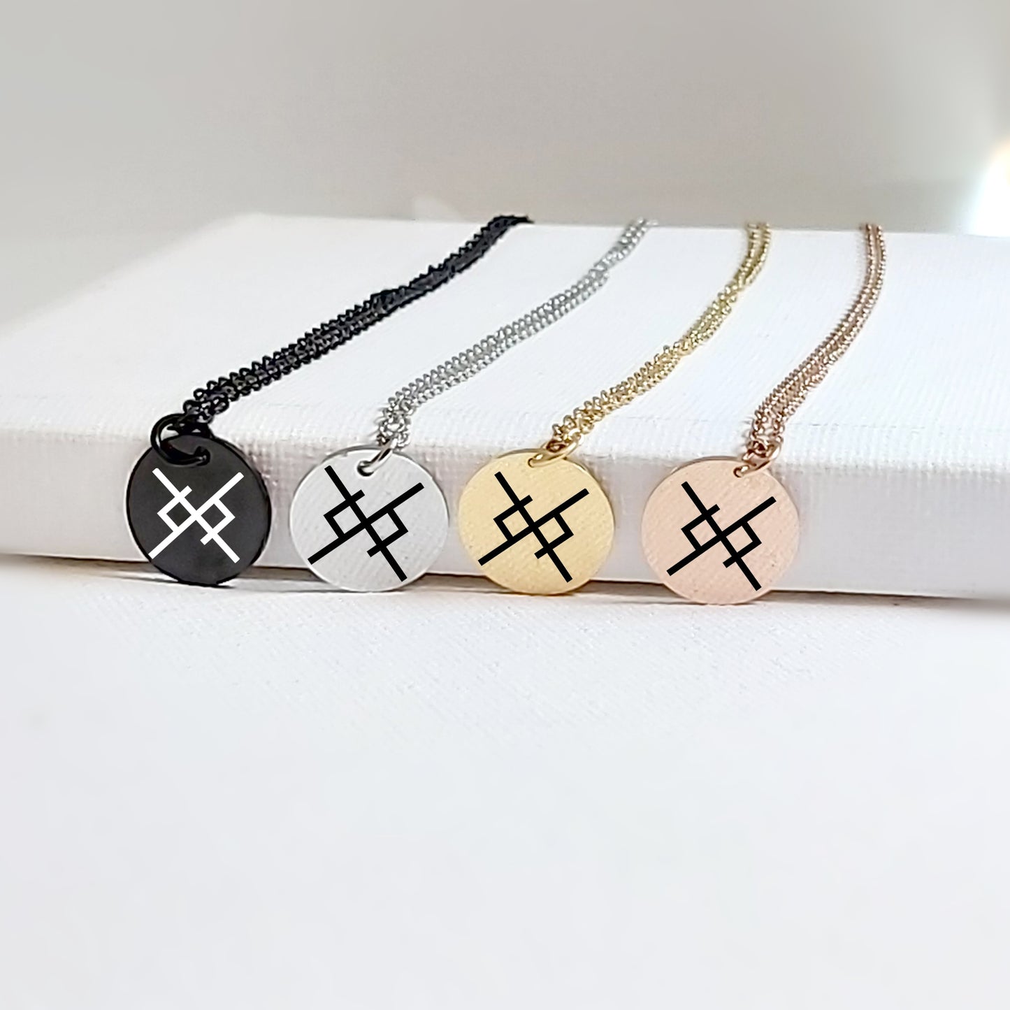 Viking love couples necklace