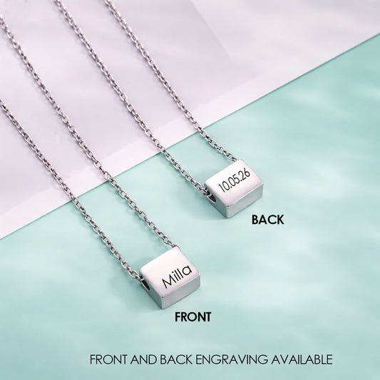 Forever Close — Personalized Dainty Rectangle Urn Necklace