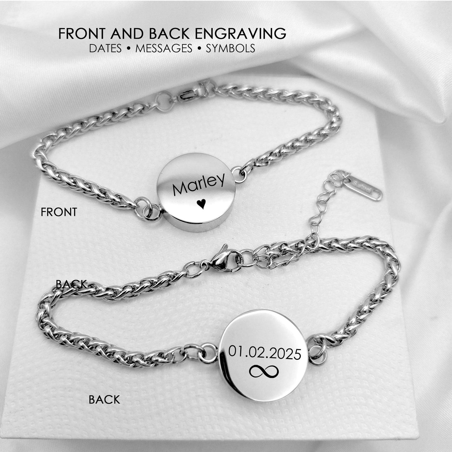 Personalized round urn bracelet for ashes. - mobimomentos