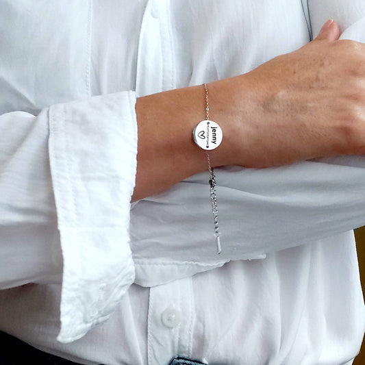 Custom pinky promise bracelet for best friend - mobimomentos