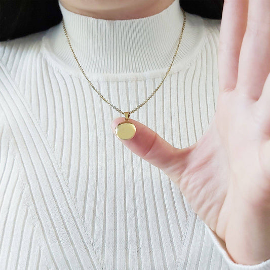 Personalized kids tiny locket with photo. - mobimomentos