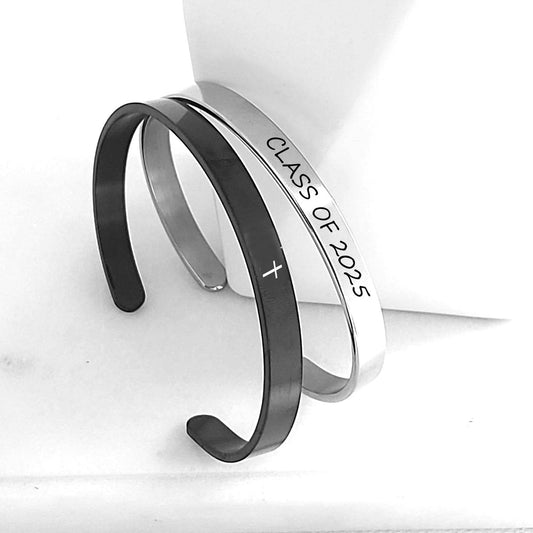 Personalized bangle bracelet for men - mobimomentos