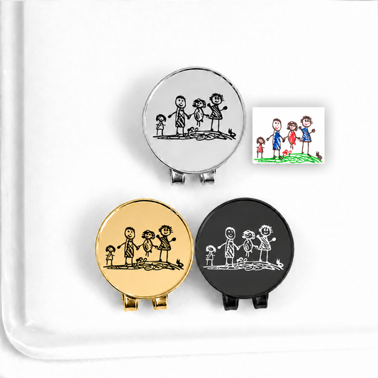 Little artists - Custom kid drawing golf marker