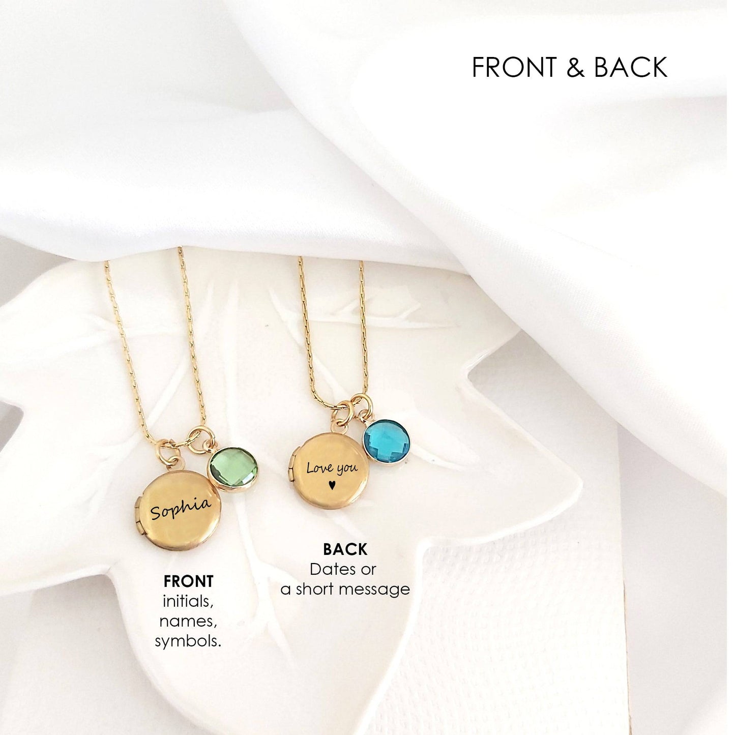 Personalized kids tiny locket with photo. - mobimomentos