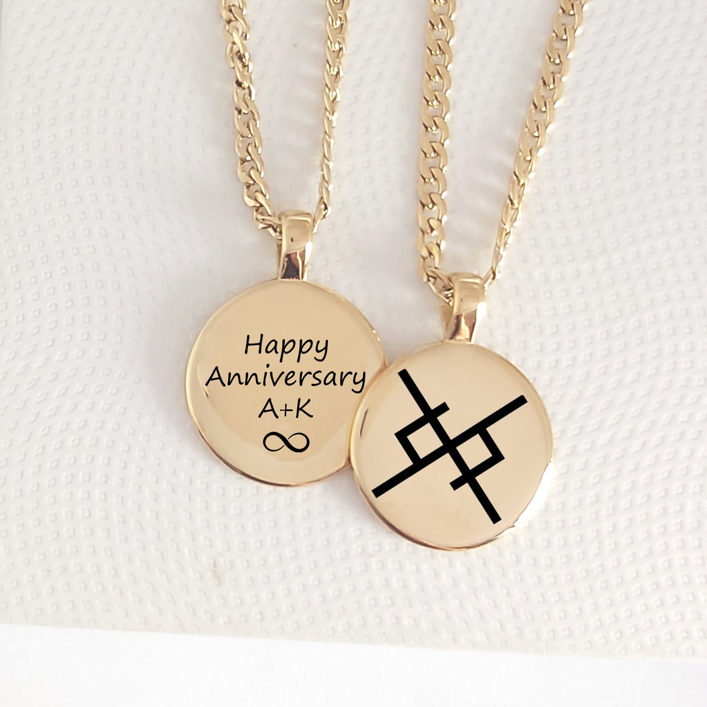 Viking love necklace for men