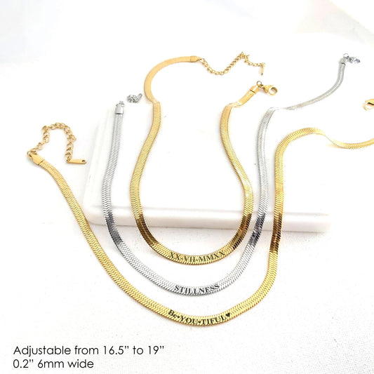 Herringbone Necklace