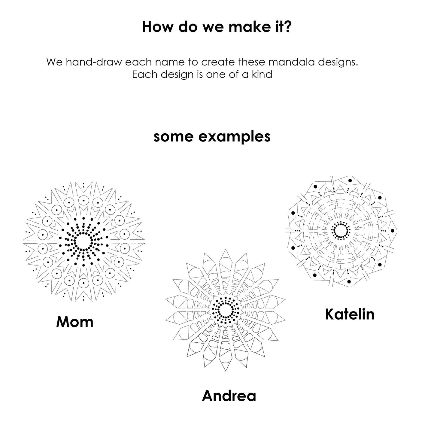 Mandala necklace for mom and grandma - mobimomentos