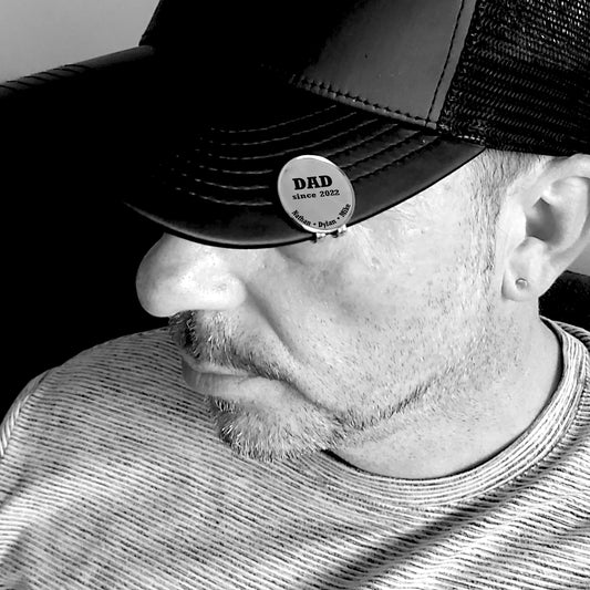 Custom Golf Marker for Dad & Grandad – Personalized Ball Marker with Kids’ Names