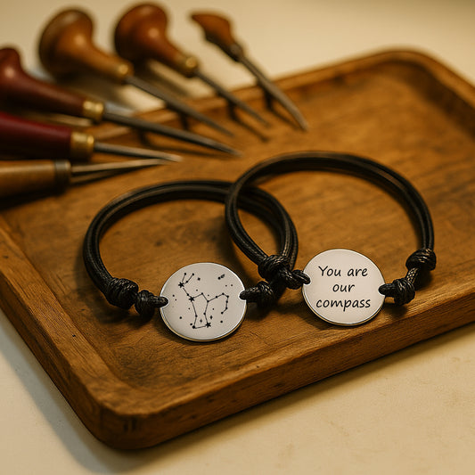 Orion Constellation Bracelet - You Are Our Compass, symbol of strength and direction