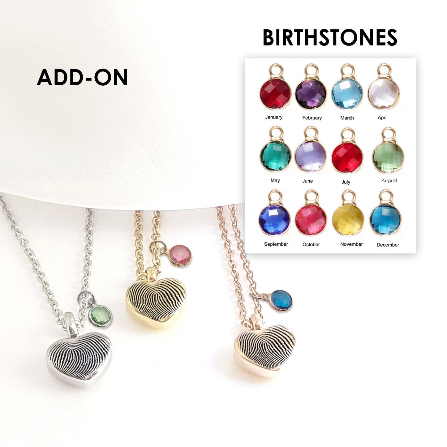 Personalized thumbprint heart urn necklace for human ashes. - mobimomentos