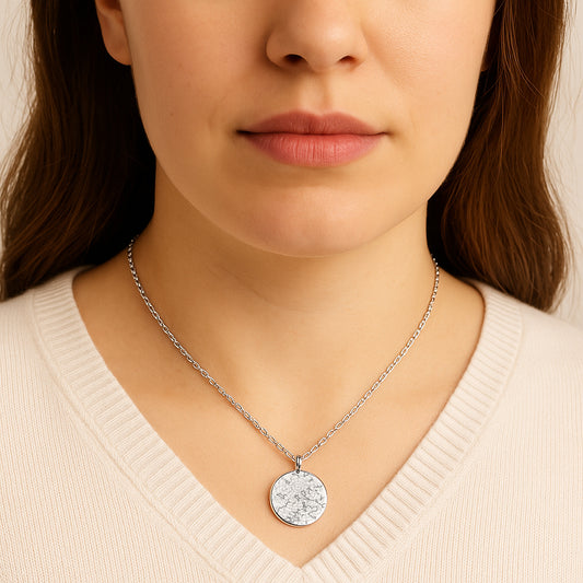 Custom star map necklace for her and him