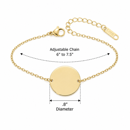 Custom constellation bracelet, personalized with messages.