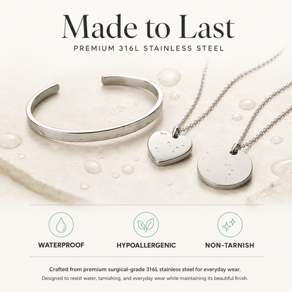 Personalized Stainless Steel Bar Necklace