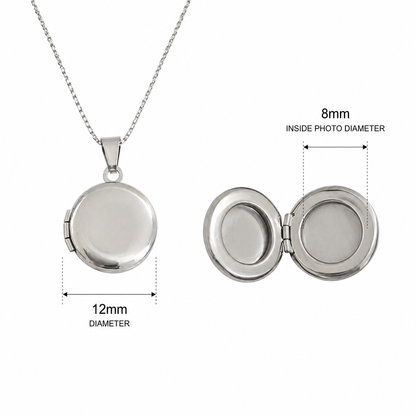 Mini Round Photo Locket