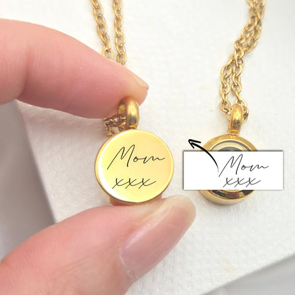 Collier urne funéraire personnalisé pour cendres humaines ou cheveux.