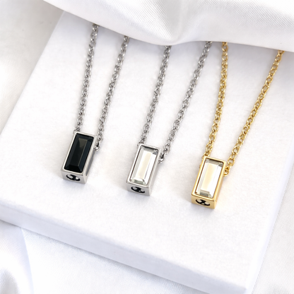 A Pawprint on My Heart — Pet Memorial Dainty Crystal Urn Necklace