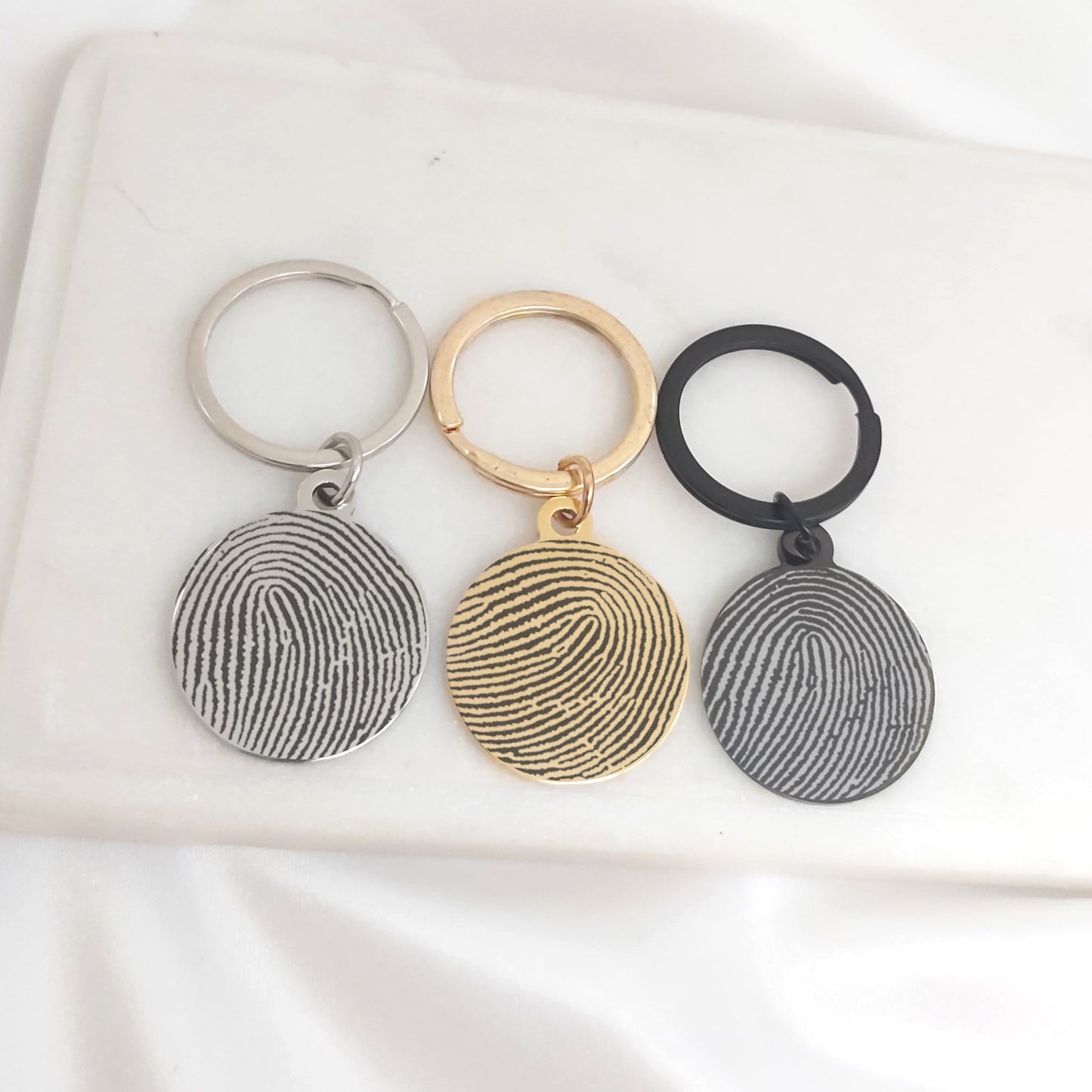 Custom fingerprint keychain