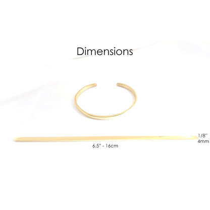 Personalized Stainless Steel Cuff Bracelet for Women, Custom Engraved Bangle, Waterproof Jewelry