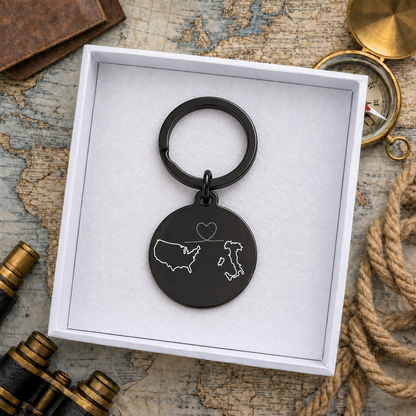 Pulsera de dos mapas para mujer