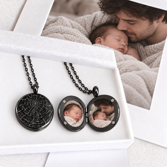 A star was born — Custom Star Map Mom and Dad Locket