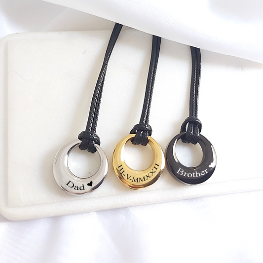 Personalized cremation infinity urn necklace for ashes.