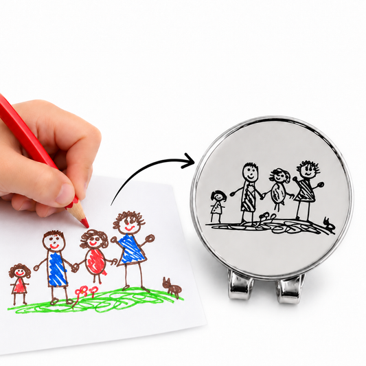 Little artists - Custom kid drawing golf marker