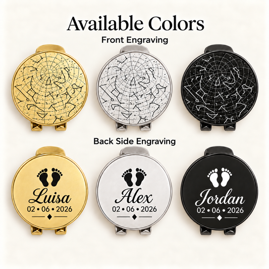 A star was born - Star map Golf Marker