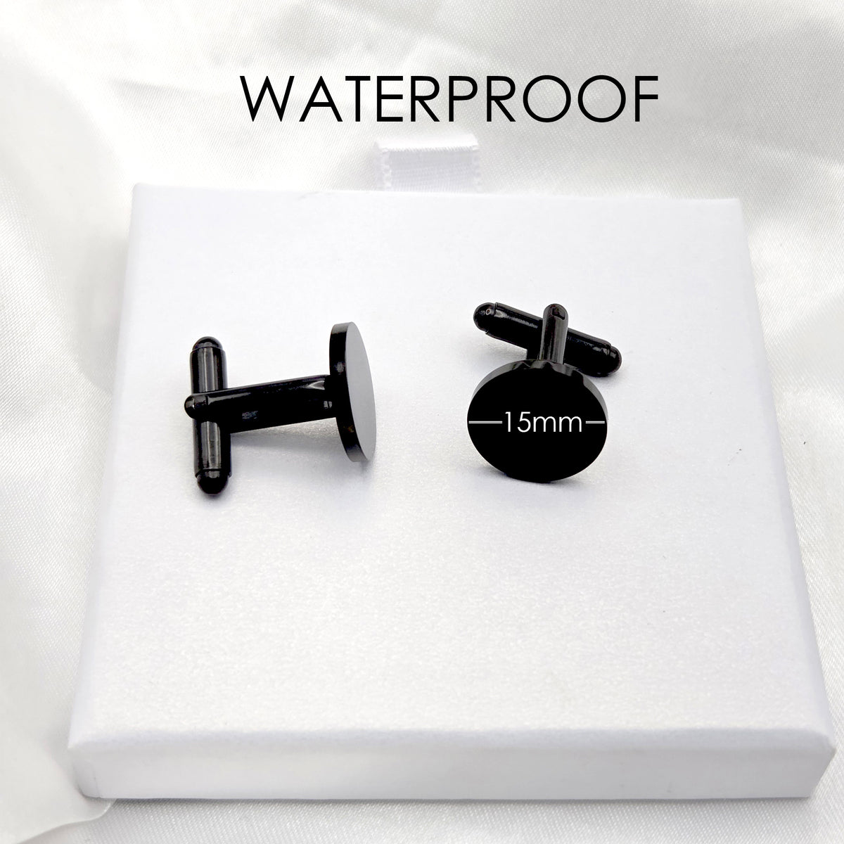 Actual Fingerprint Cufflinks, Personalized Thumbprint Groom Wedding Cufflinks, Custom Engraved Memorial Accessories for Men.