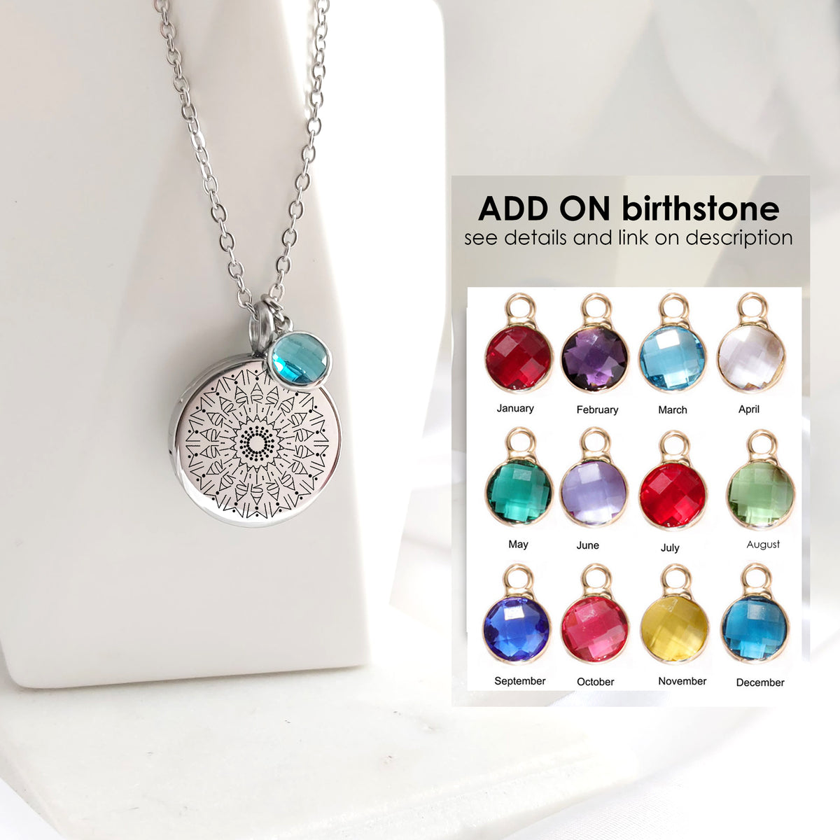 Circle of Harmony – Personalized Mandala Locket