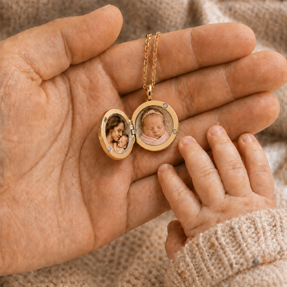 Birthday Bloom Personalized Name Locket