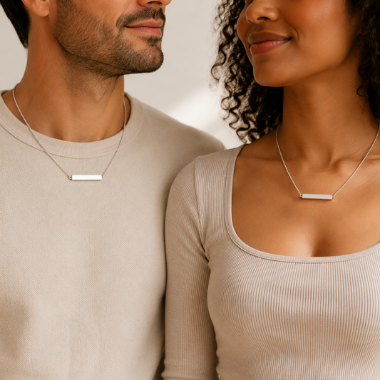 Collier d'urne funéraire personnalisé pour cendres.
