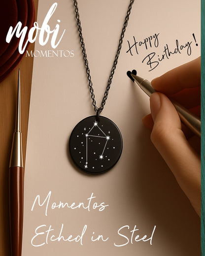 Constellation necklace for her an him.