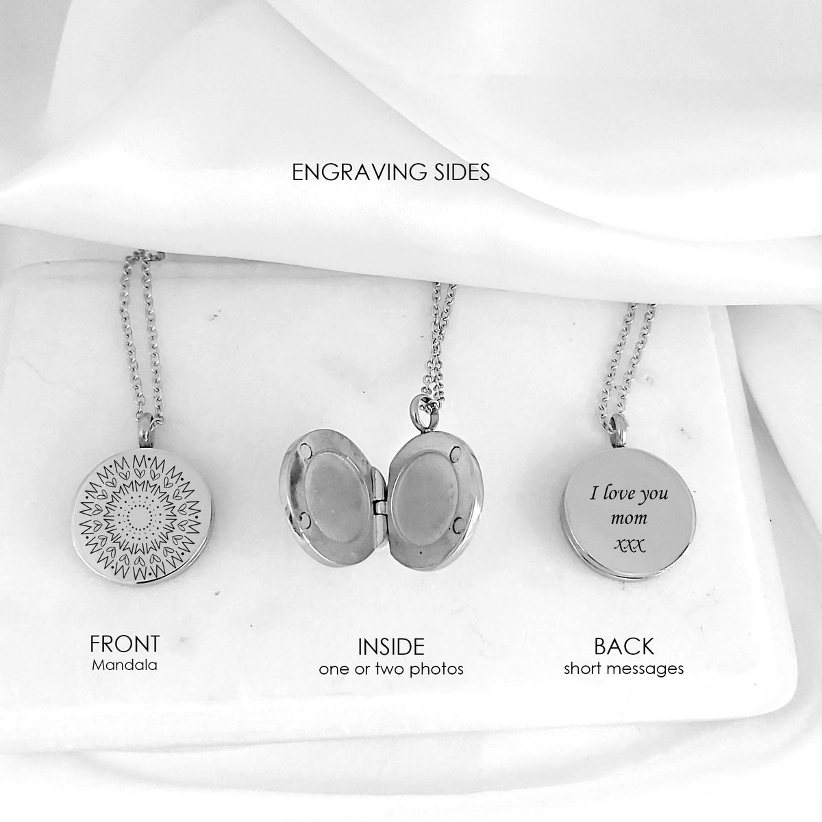 Circle of Harmony – Personalized Mandala Locket