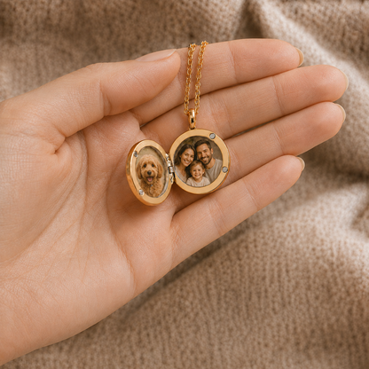 Circle of Harmony – Personalized Mandala Locket