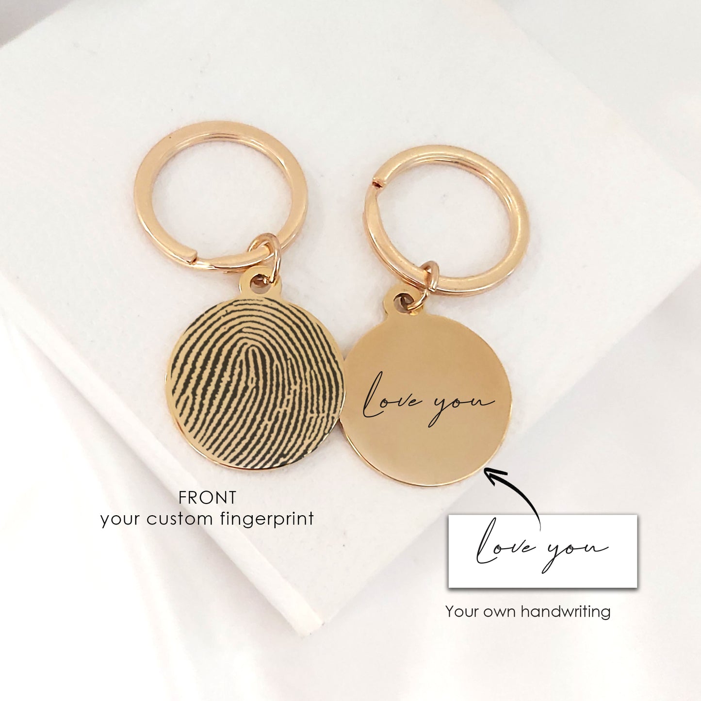 Custom fingerprint keychain