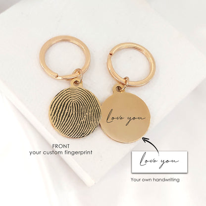 Custom fingerprint keychain