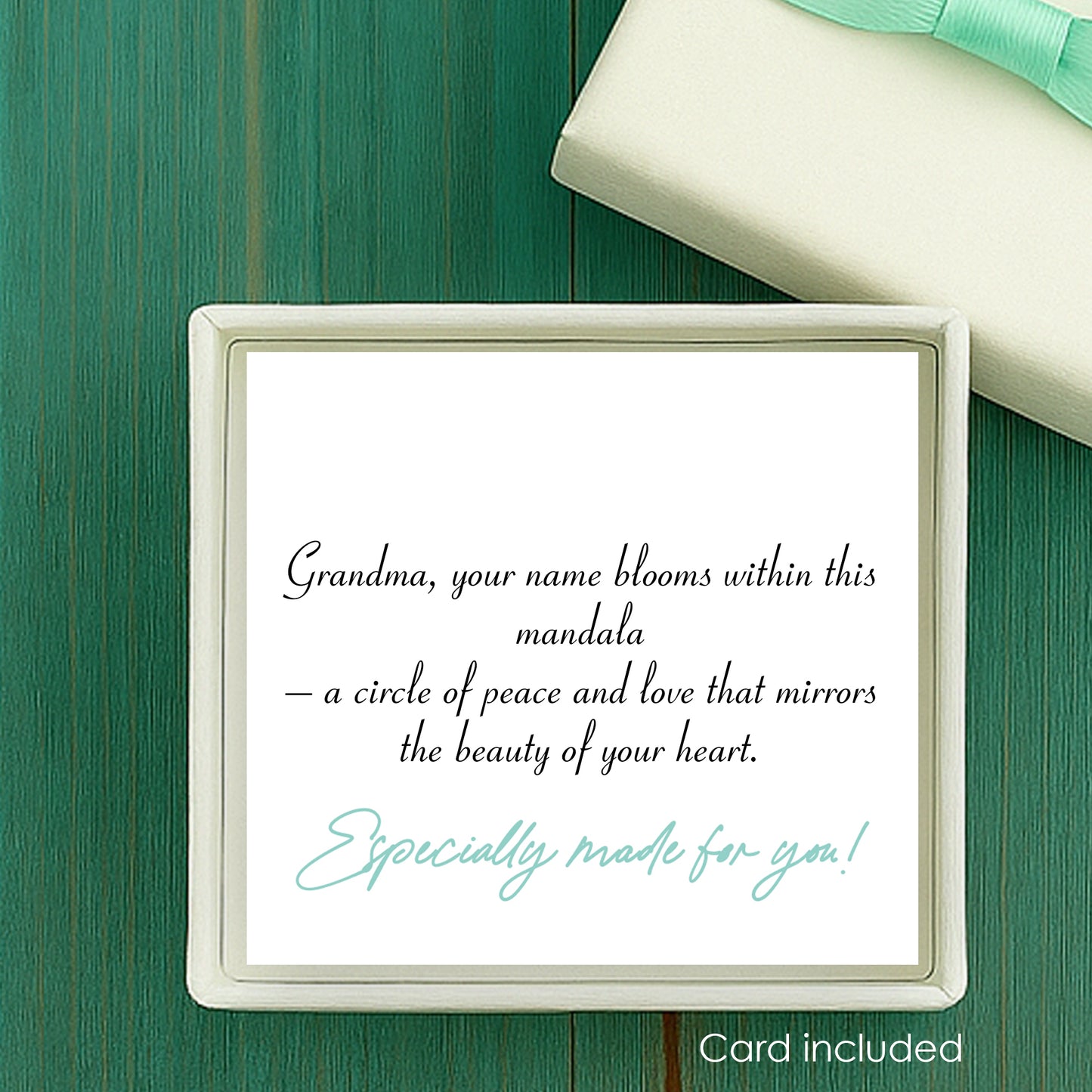 Mandala necklace for mom and grandma