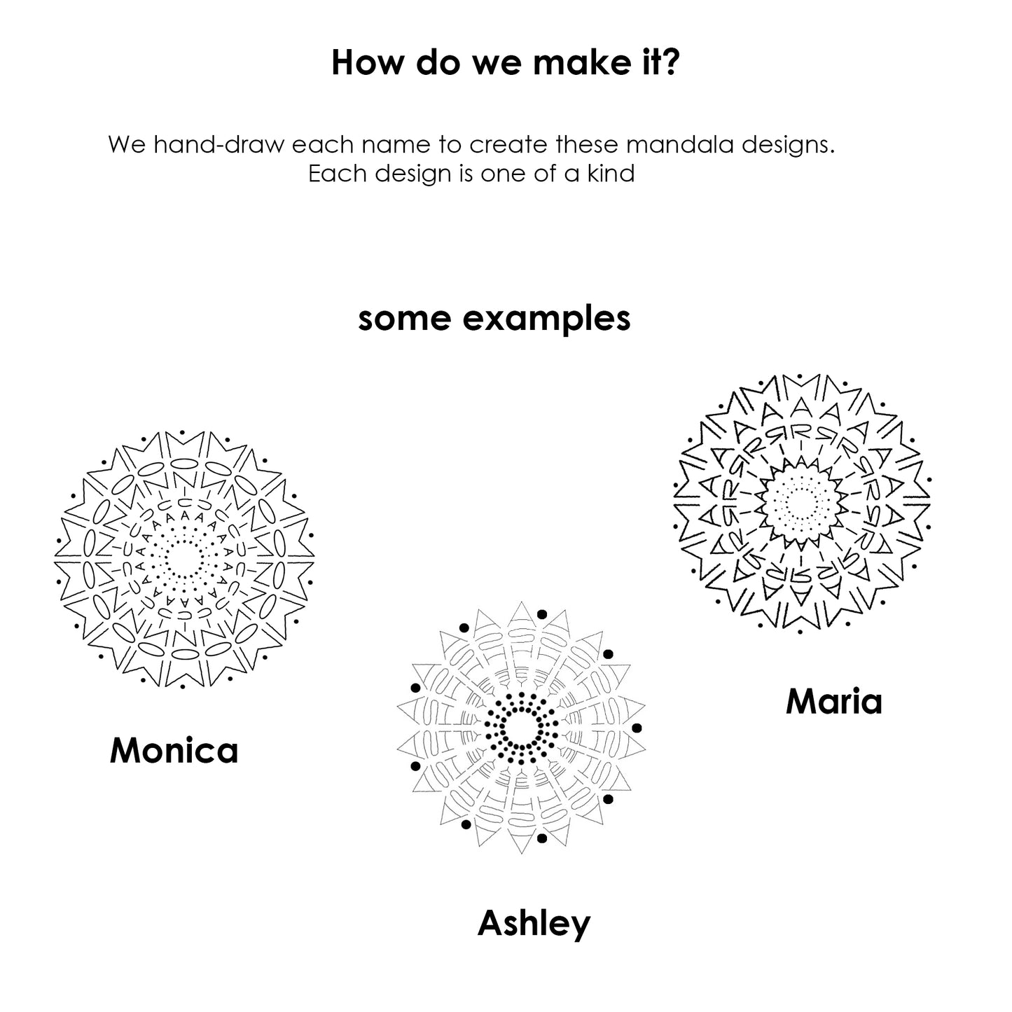 Custom Mandala Name Necklace – Personalized Engraved Pendant with Meaningful Design