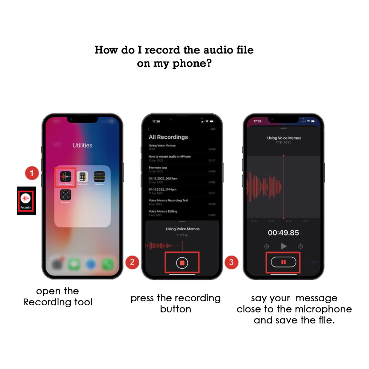 Their Little Voices — Personalized Voice Recording Keychain
