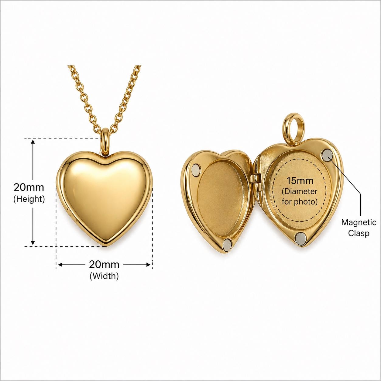 Heart Locket Necklace