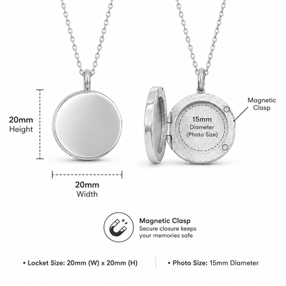 Circle of Harmony – Personalized Mandala Locket