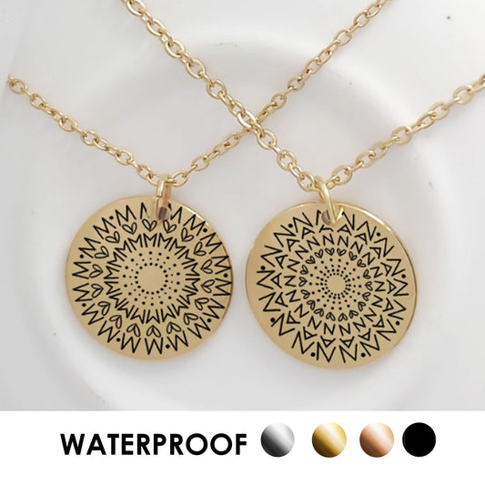 Mandala necklace for mom and grandma