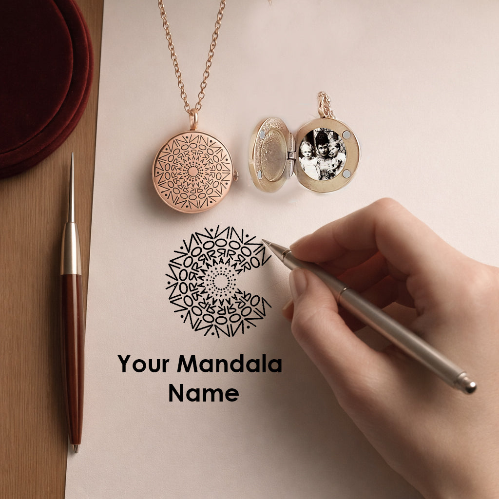 Circle of Harmony – Personalized Mandala Locket