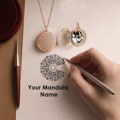 Circle of Harmony – Personalized Mandala Locket