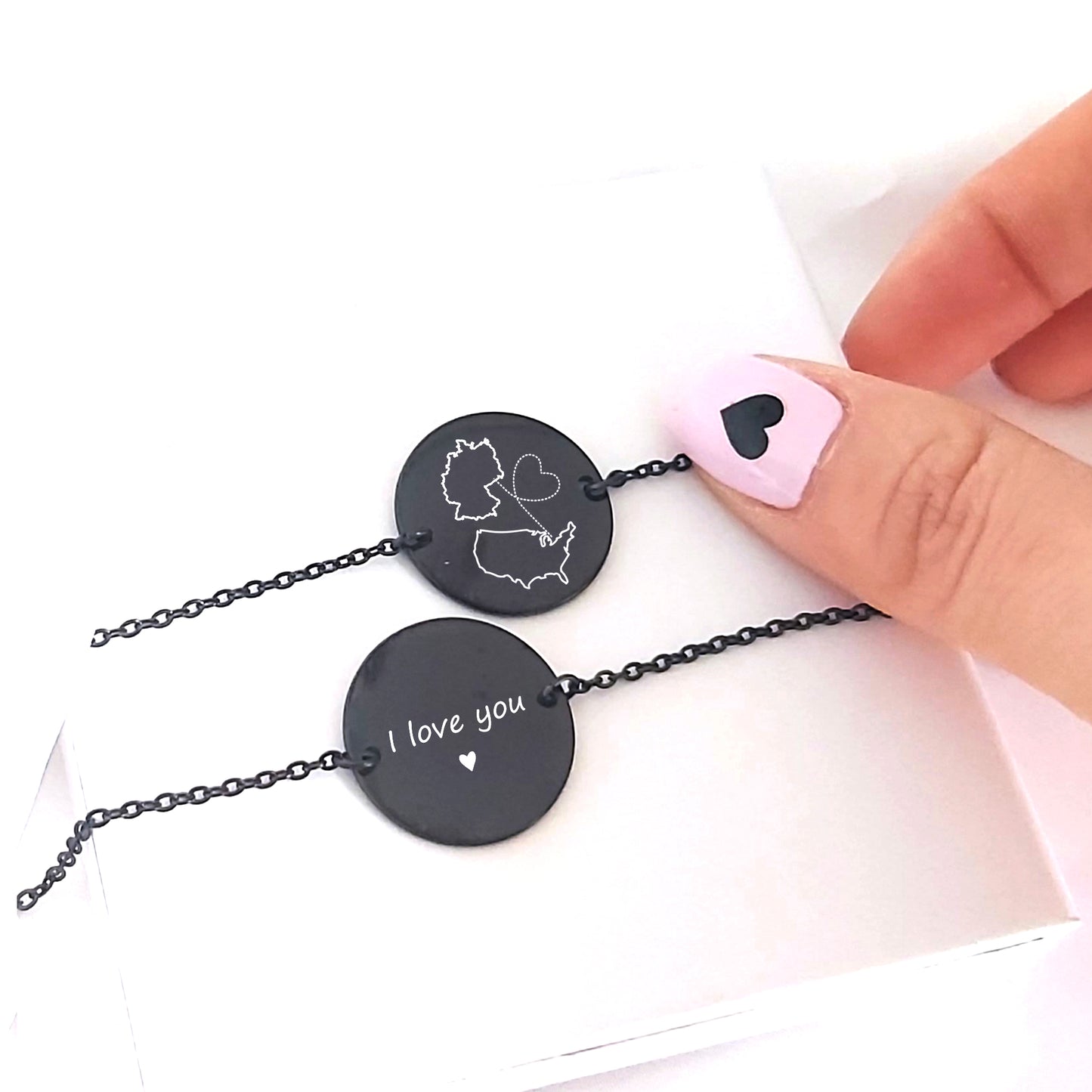 Two map bracelet for woman
