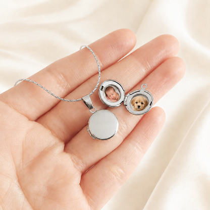 Mini Round Photo Locket