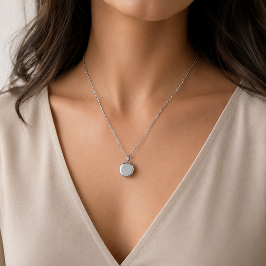 Mini Round Photo Locket