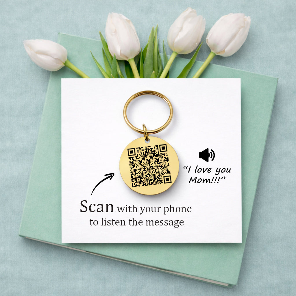 Their Little Voices — Personalized Voice Recording Keychain