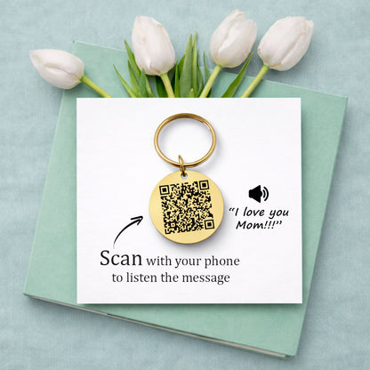 Their Little Voices — Personalized Voice Recording Keychain